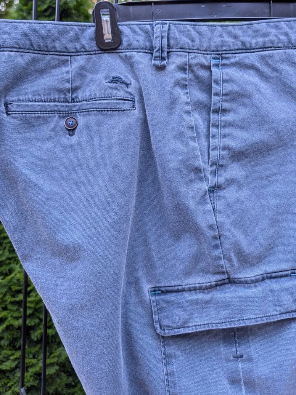Tommy Bahamas Men's Cargo Shorts - Light Blue - Size 42 - Picture 6 of 9